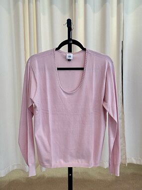 CAbi Braided Neck Pullover